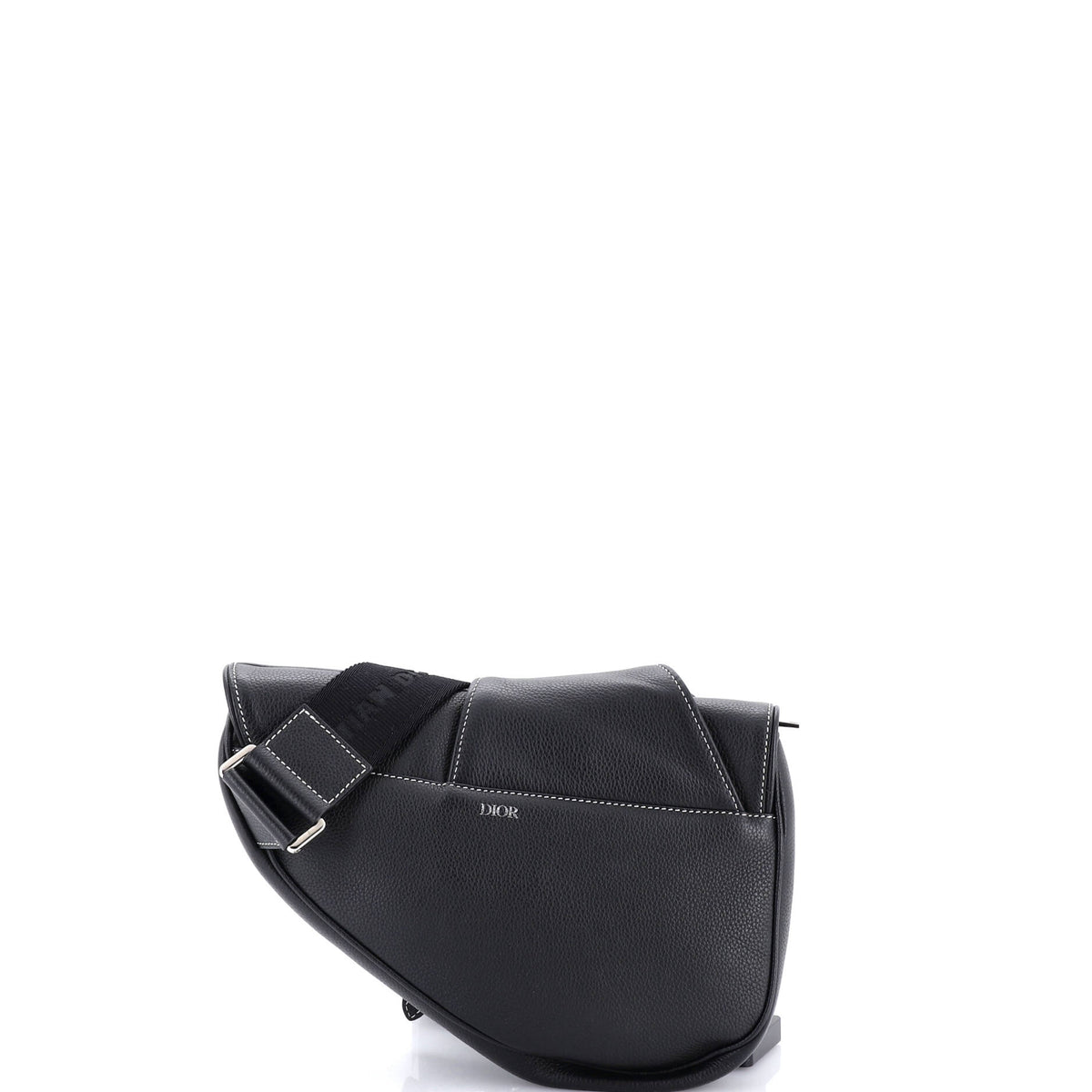 KAWS Saddle Crossbody Bag Leather with Applique