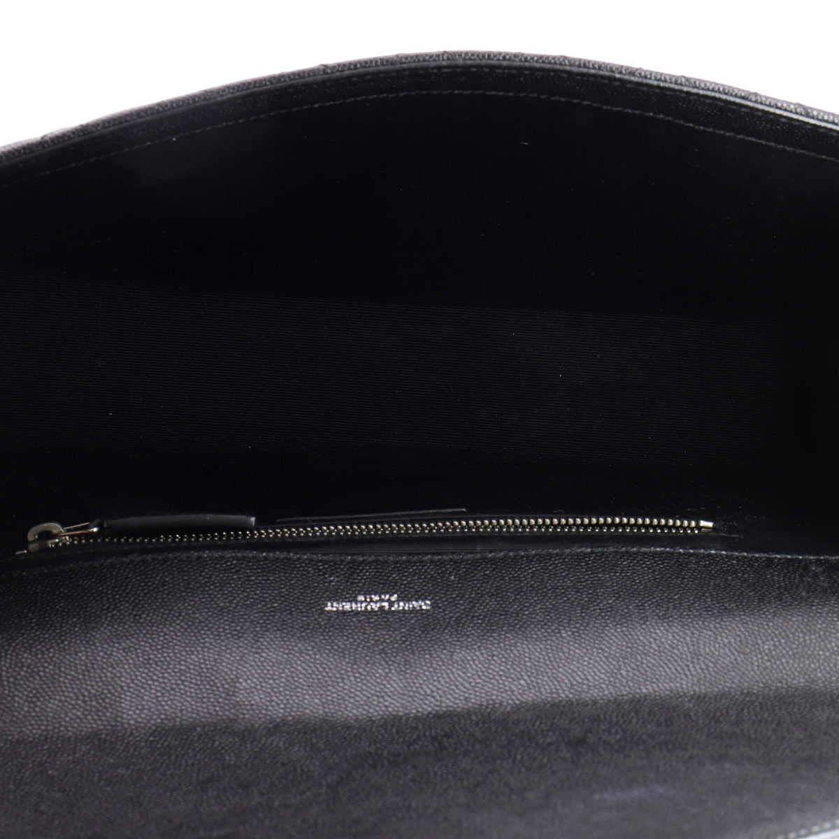 Classic Monogram Envelope Satchel Mixed Matelasse Leather Large
