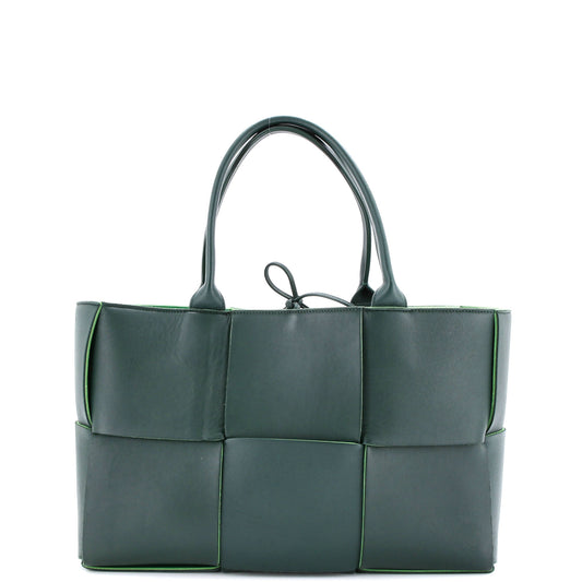Arco Tote Maxi Intrecciato Leather Medium