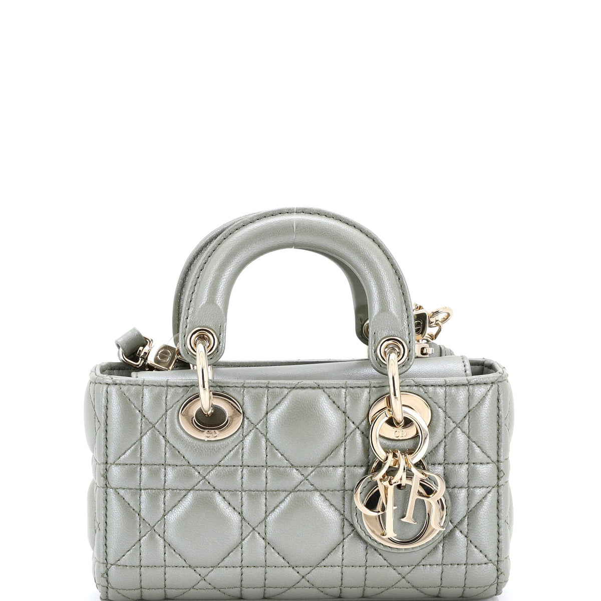 Lady D-Joy Bag Cannage Quilt Lambskin Micro