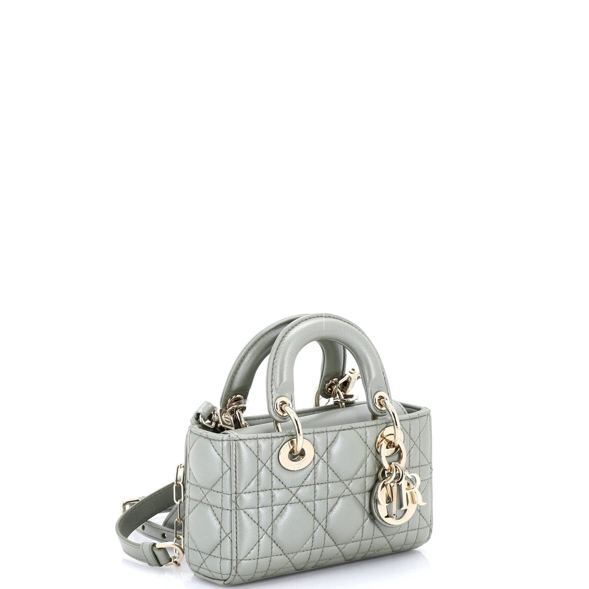 Lady D-Joy Bag Cannage Quilt Lambskin Micro