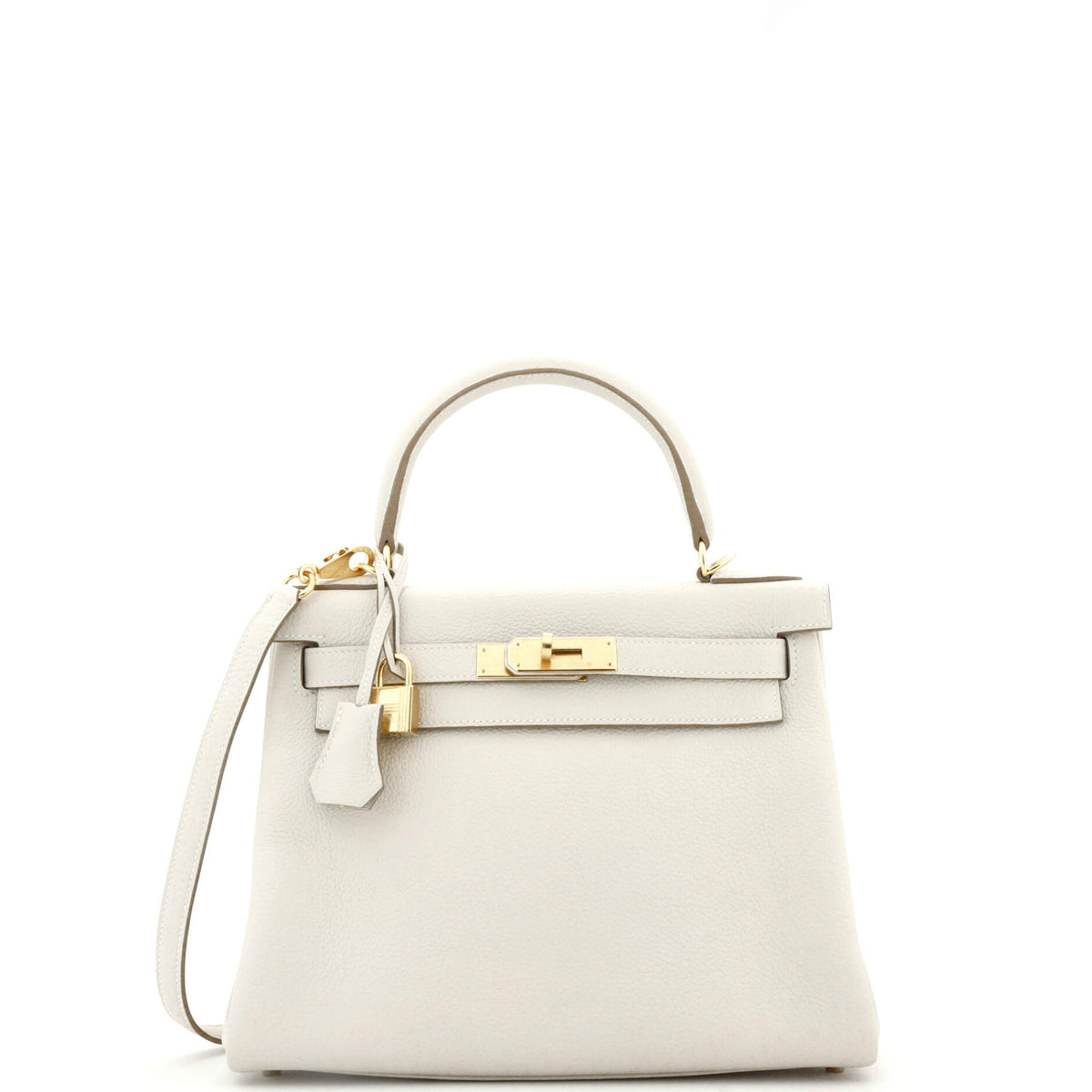 Kelly Handbag Light Togo with Gold Hardware 28
