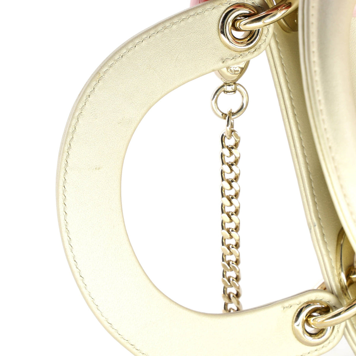 Lady Dior Chain Bag Crystal Embellished Cannage Quilt Leather Mini