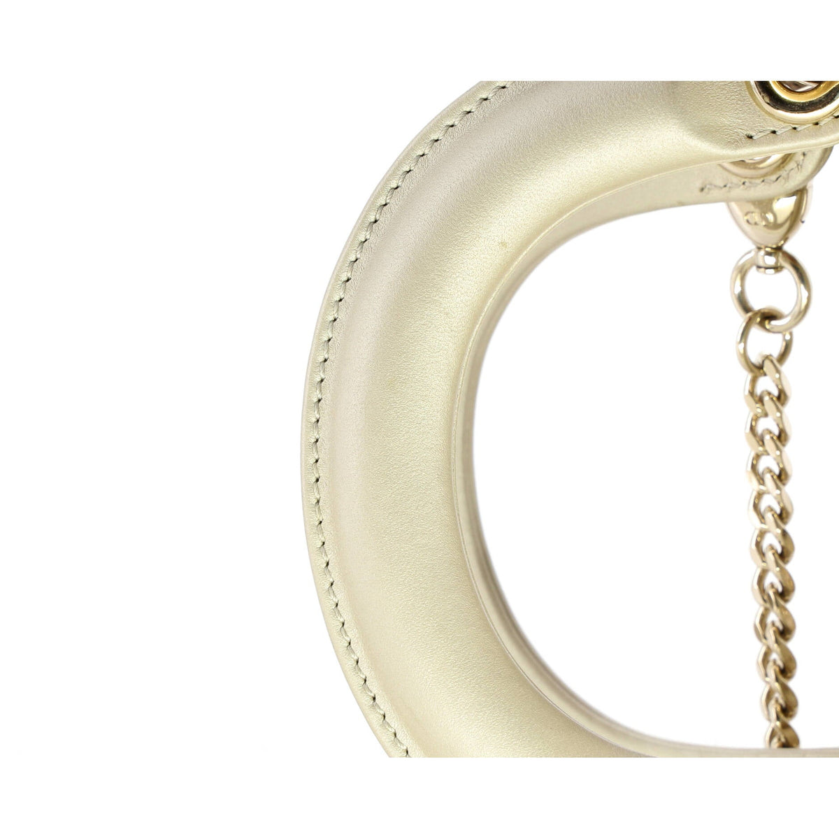 Lady Dior Chain Bag Crystal Embellished Cannage Quilt Leather Mini