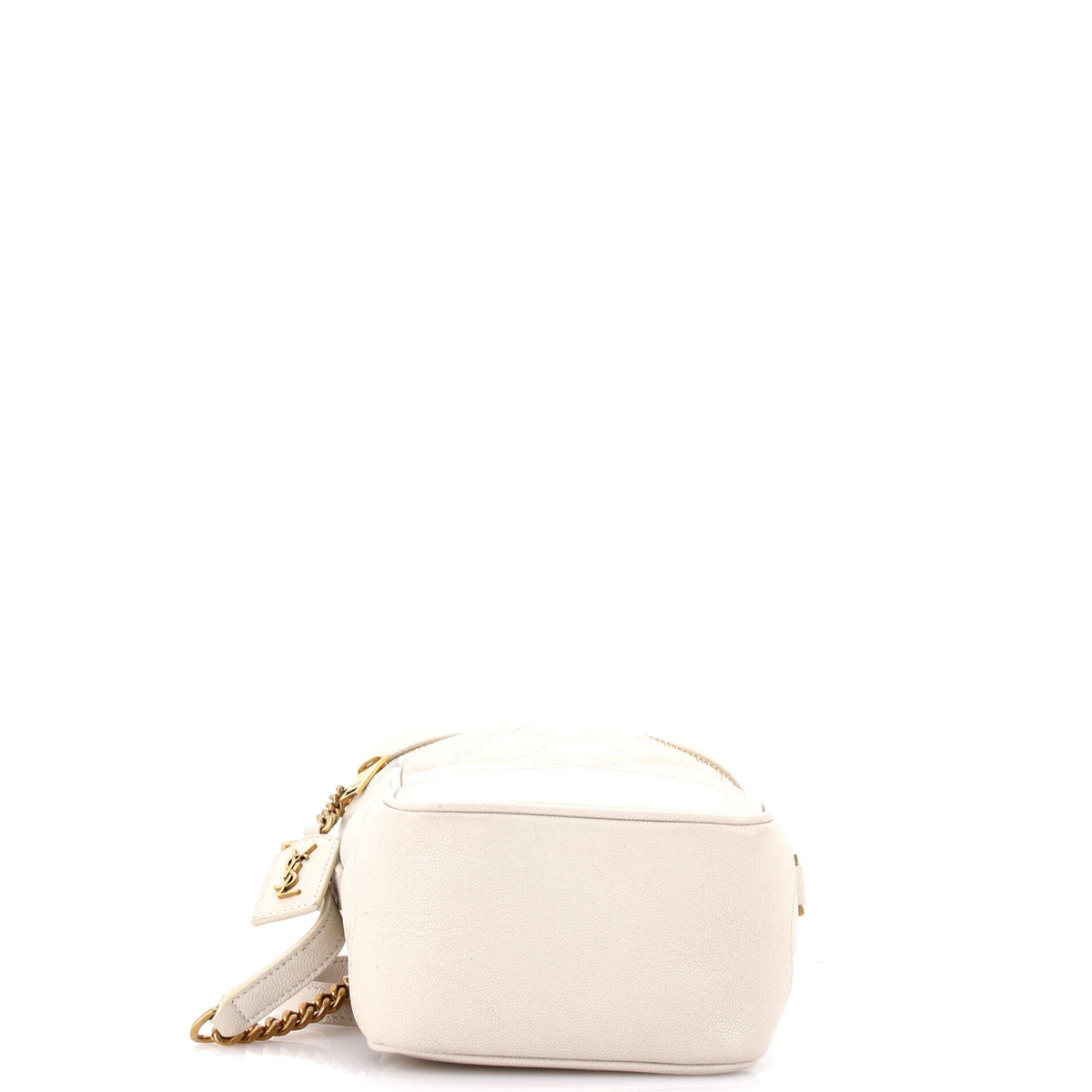 80's Vanity Bag Quilted Leather