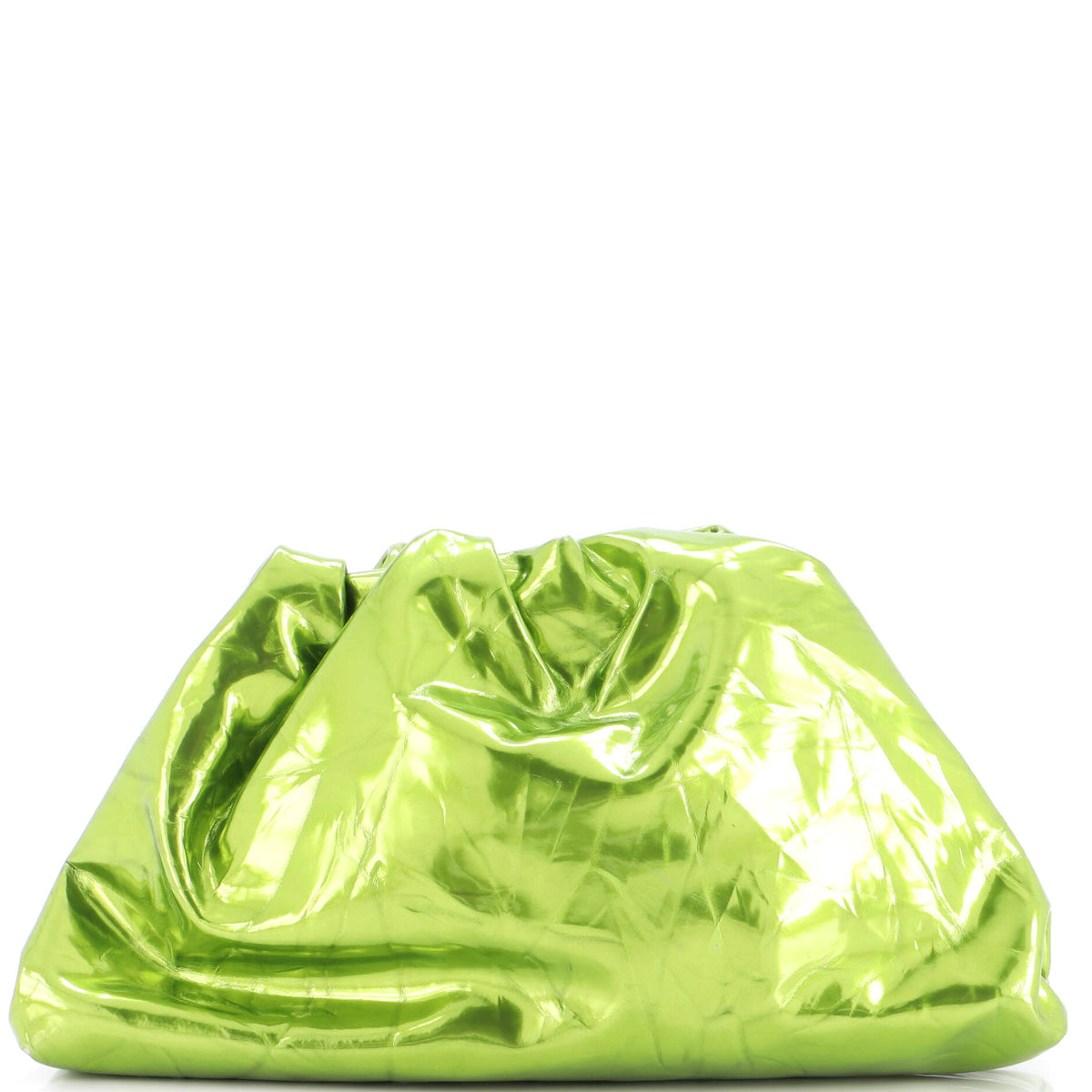 The Pouch Crinkled Metallic Patent Teen