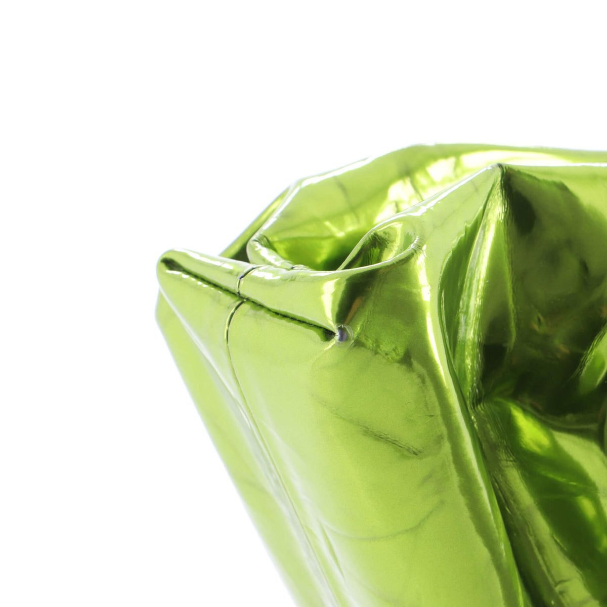 The Pouch Crinkled Metallic Patent Teen