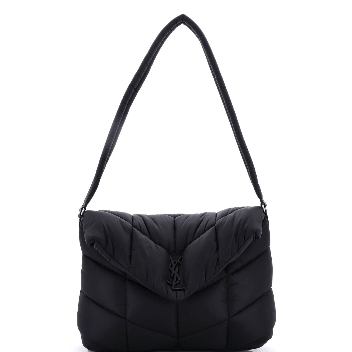 Loulou Puffer Messenger Bag Quilted Econyl