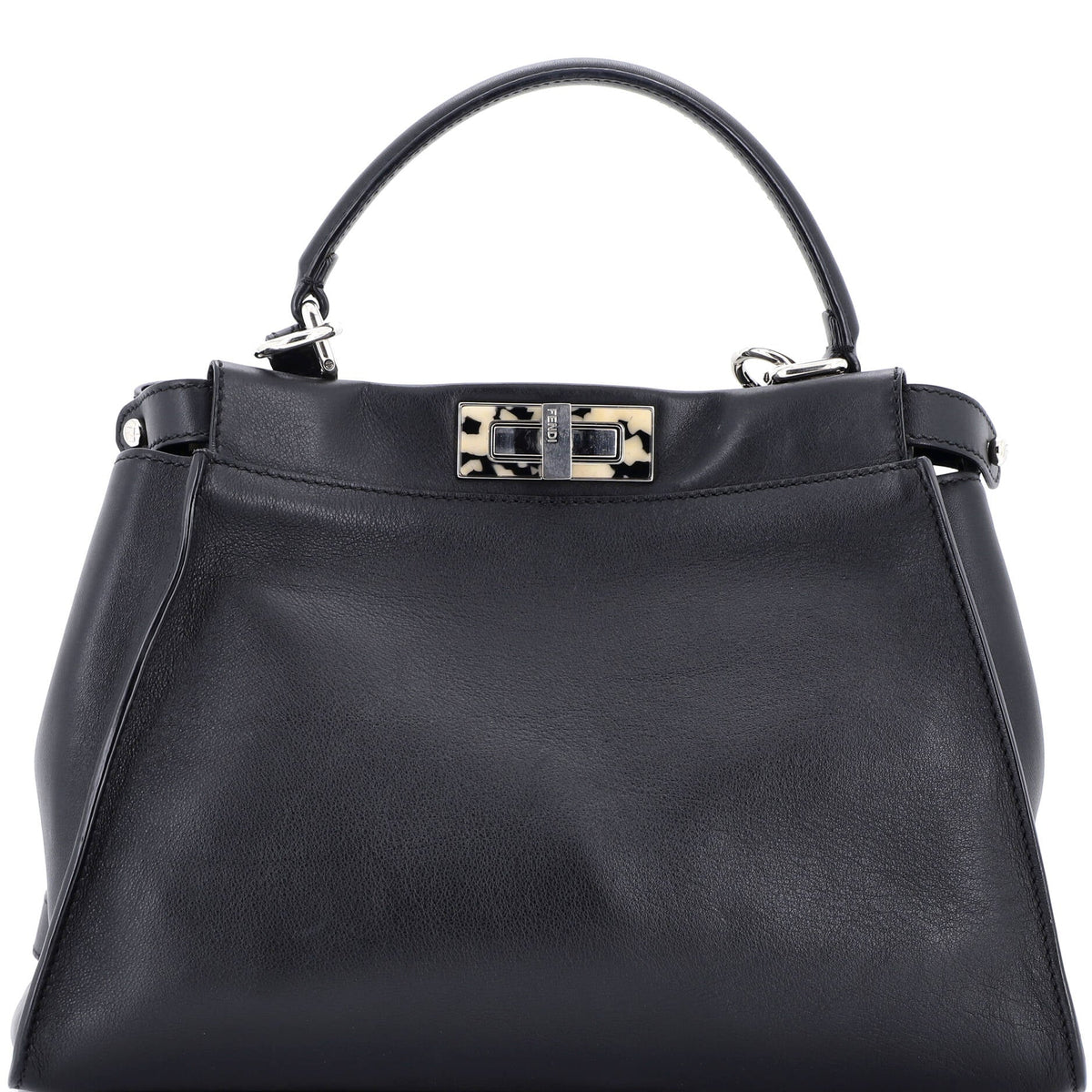 Peekaboo Bag Leather with Plexiglass Detail Regular