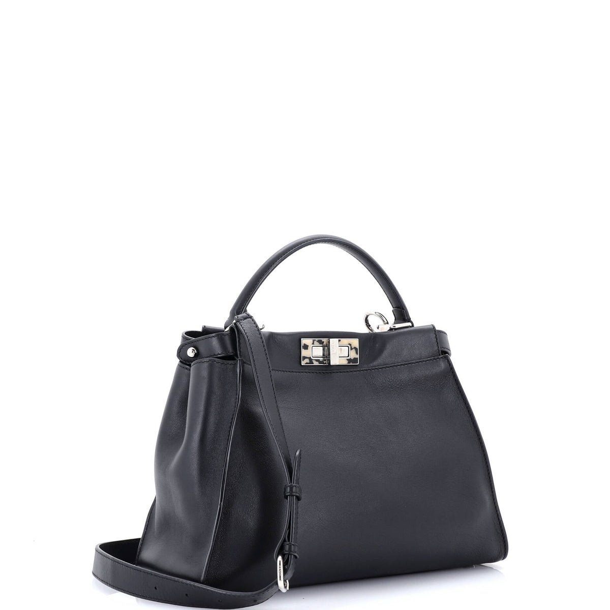 Peekaboo Bag Leather with Plexiglass Detail Regular