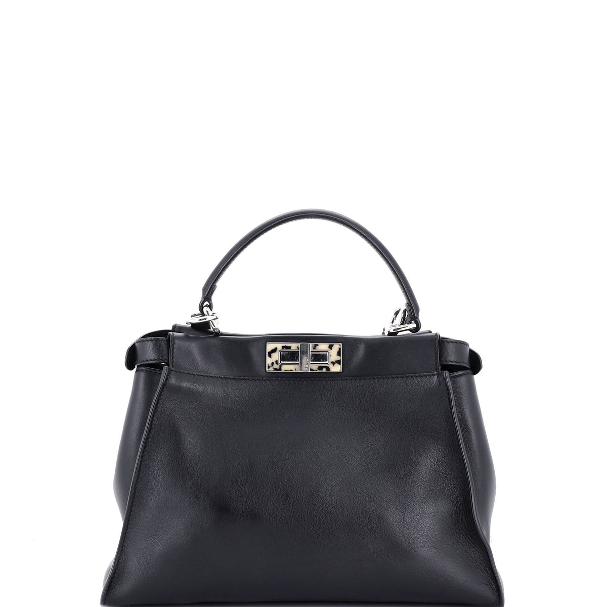 Peekaboo Bag Leather with Plexiglass Detail Regular