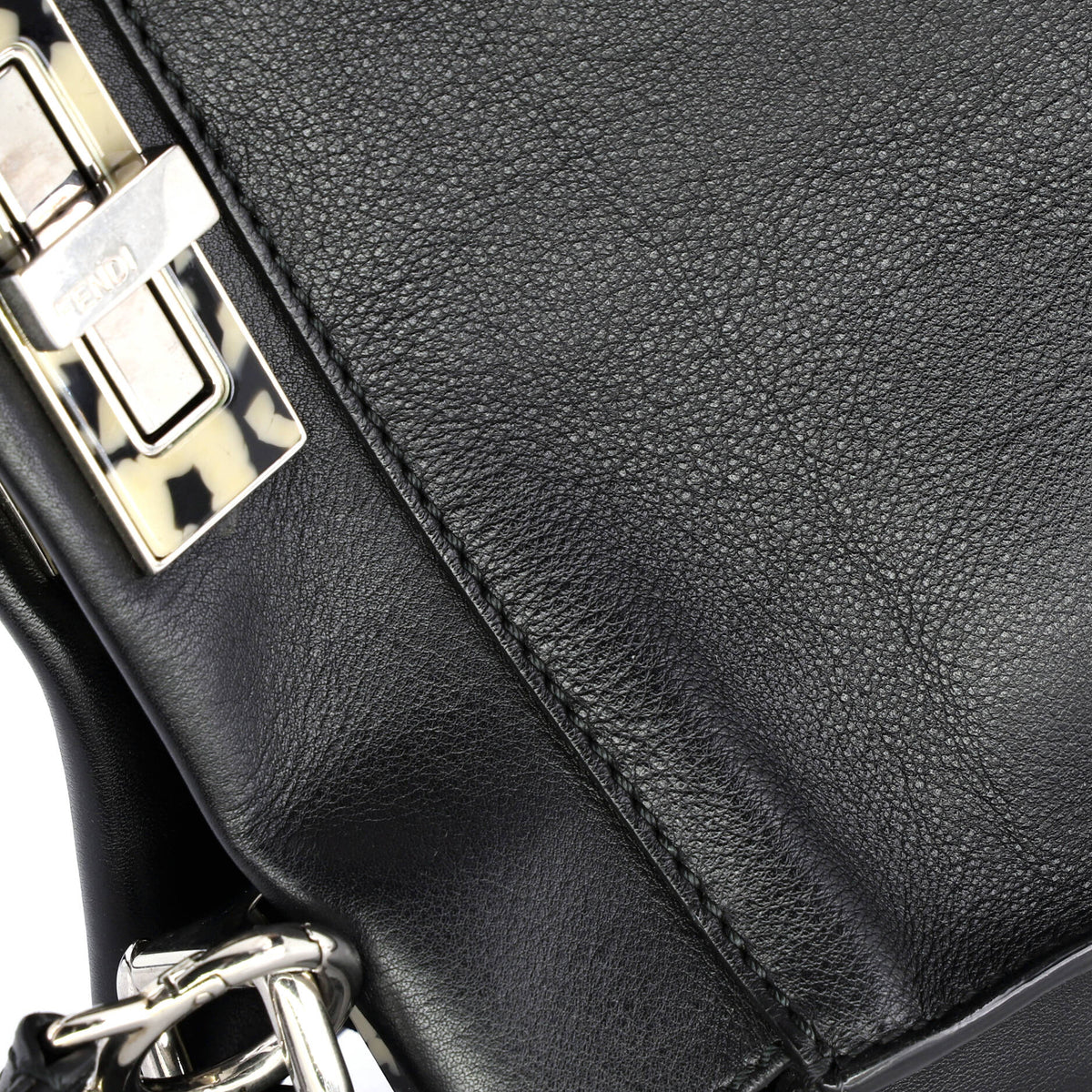 Peekaboo Bag Leather with Plexiglass Detail Regular
