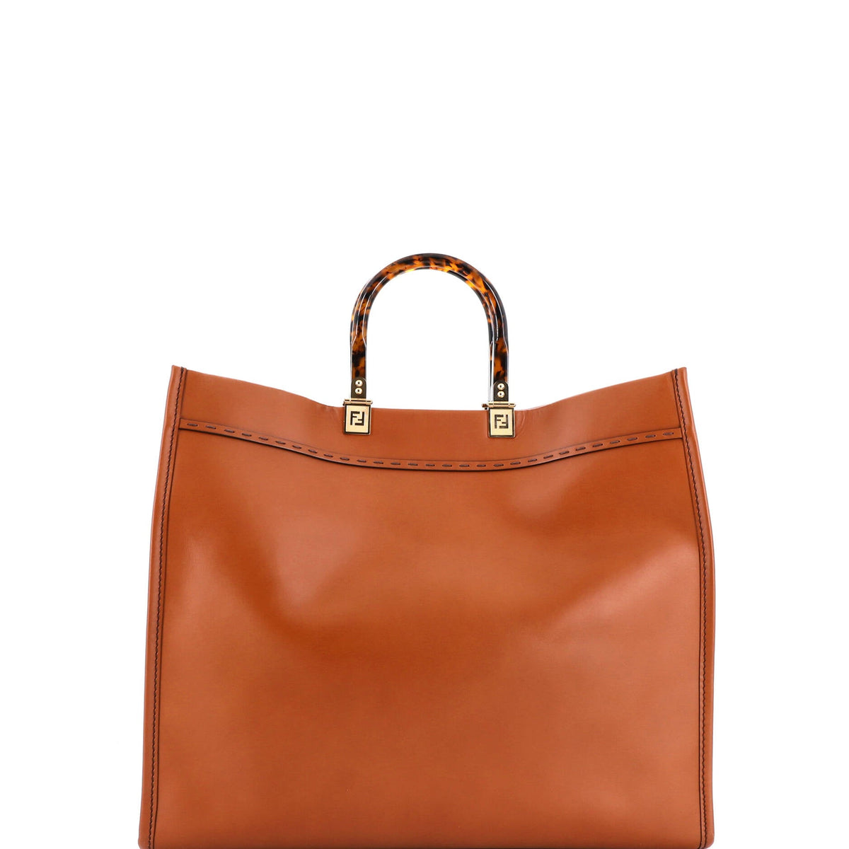Sunshine Shopper Tote Leather Large