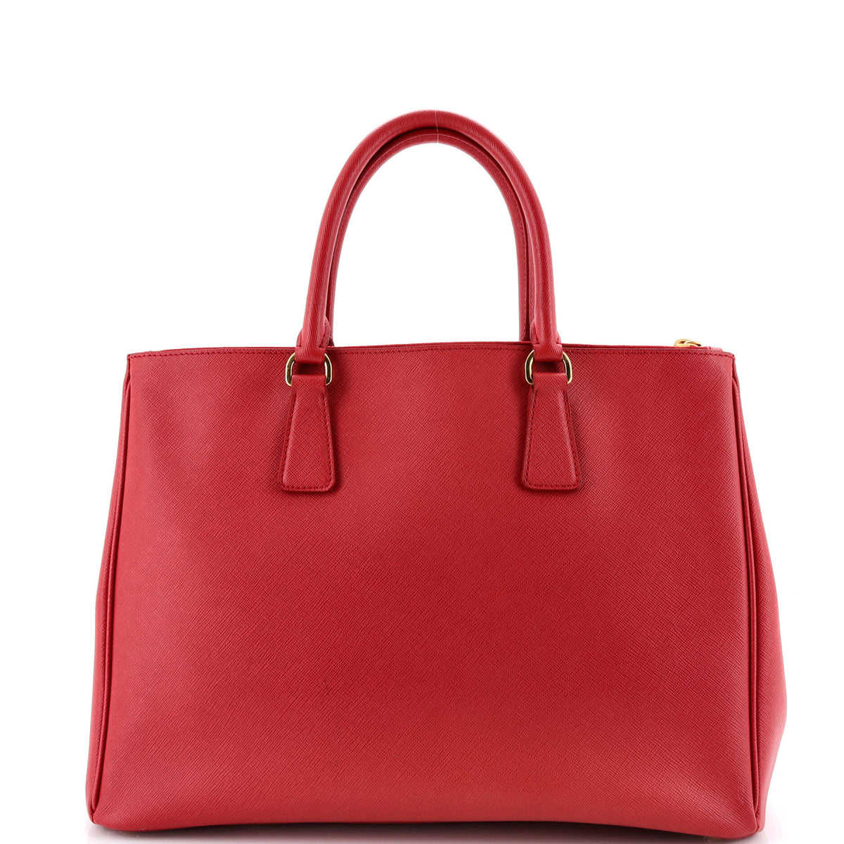 Double Zip Lux Tote Saffiano Leather Medium