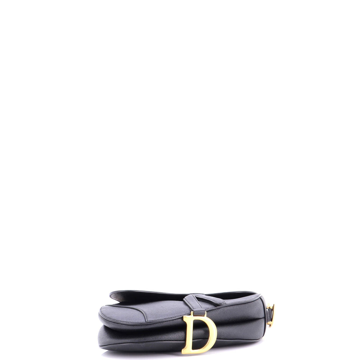 Saddle Handbag with Strap Leather Medium