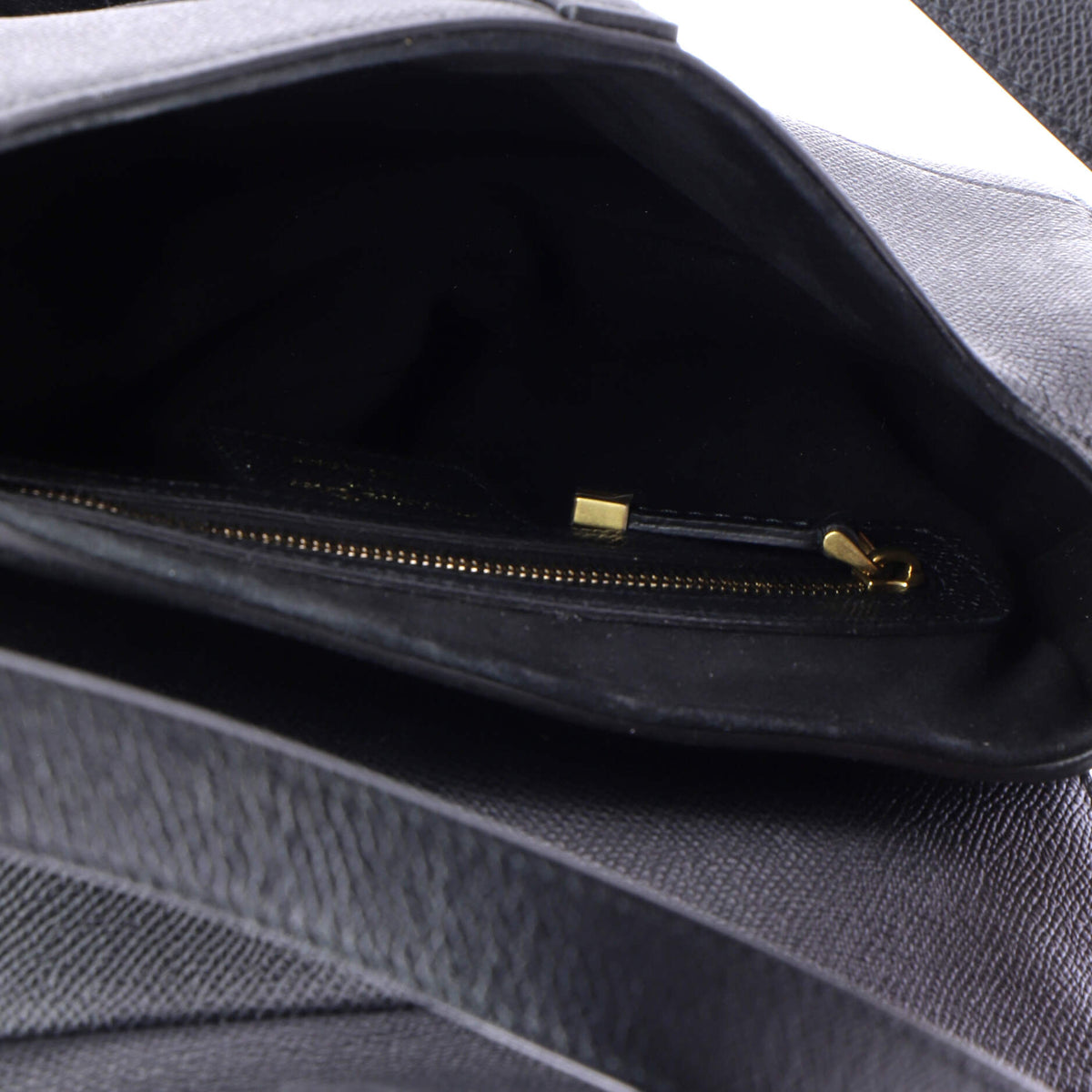 Saddle Handbag with Strap Leather Medium