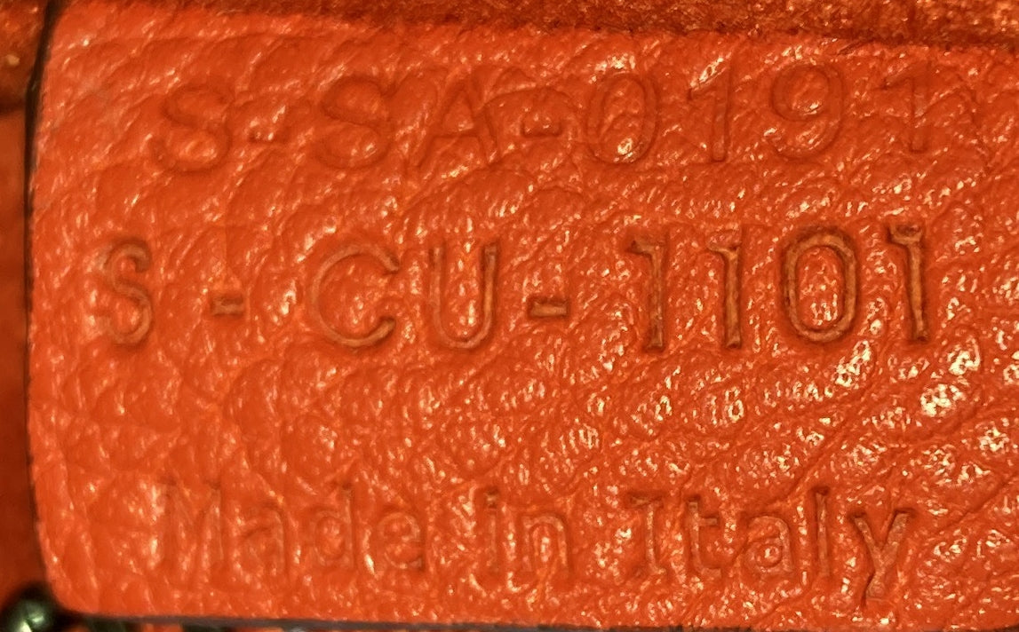 Luggage Bag Grainy Leather Mini