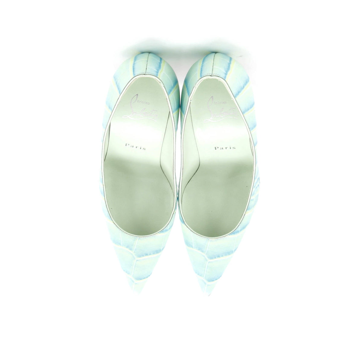 Women's Kate Pumps Crocodile Embossed Leather 100