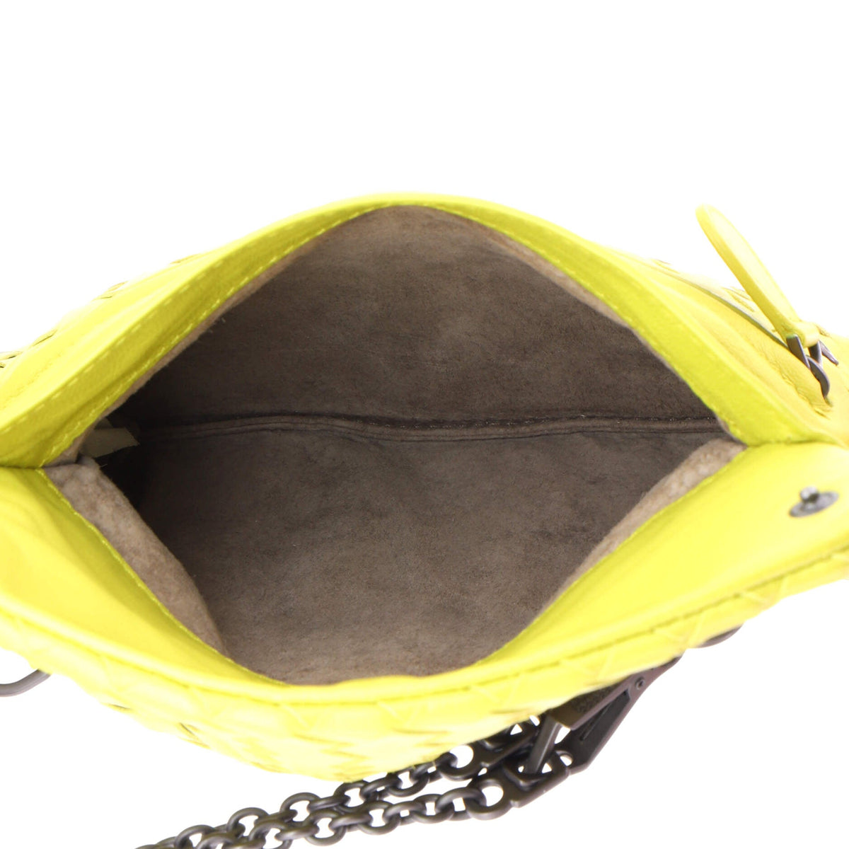 Expandable Chain Crossbody Bag Intrecciato Nappa Small