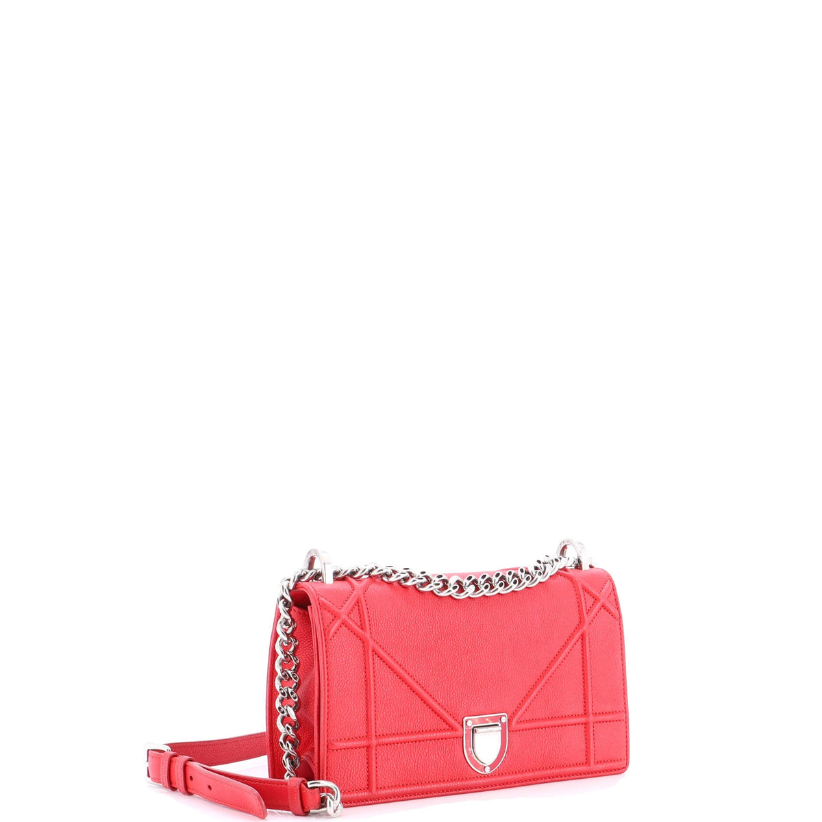 Diorama Flap Bag Grained Calfskin Small