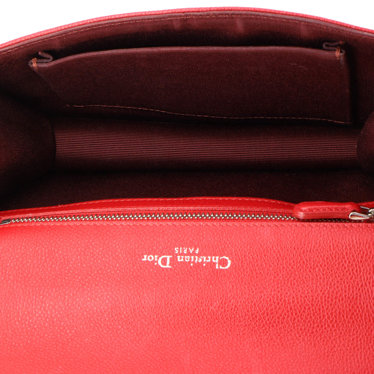 Diorama Flap Bag Grained Calfskin Small