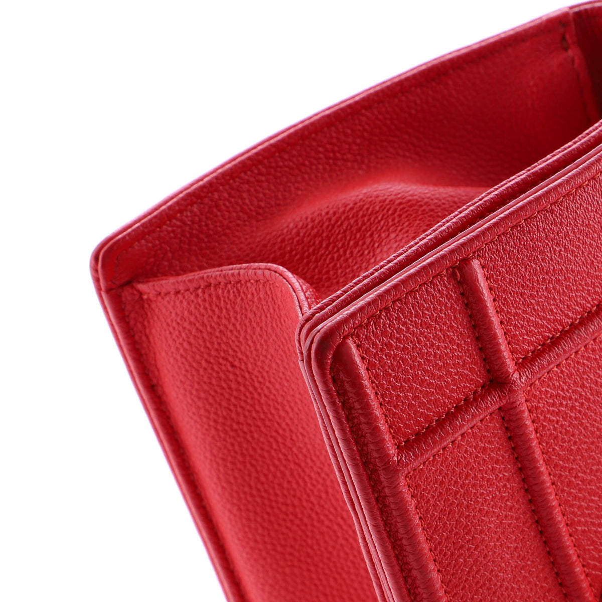 Diorama Flap Bag Grained Calfskin Small
