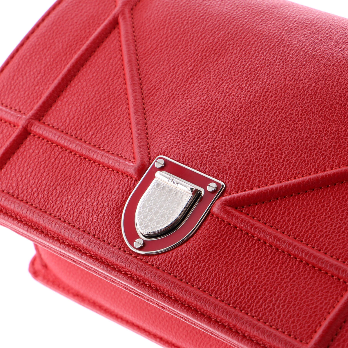 Diorama Flap Bag Grained Calfskin Small