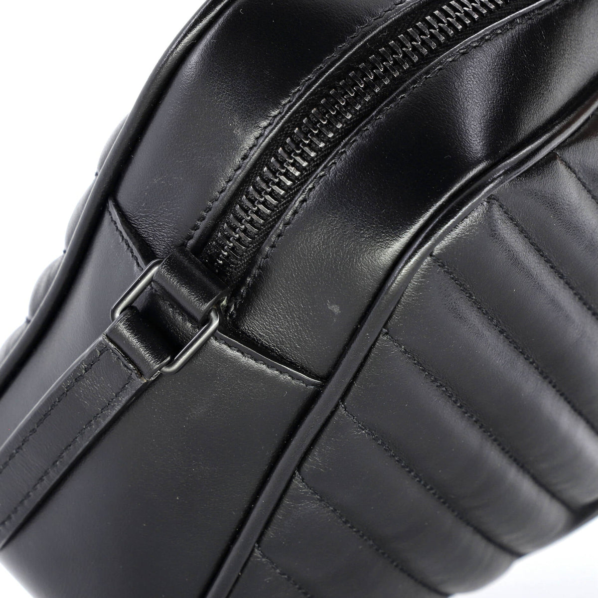Lou Camera Bag Matelasse Chevron Leather Small