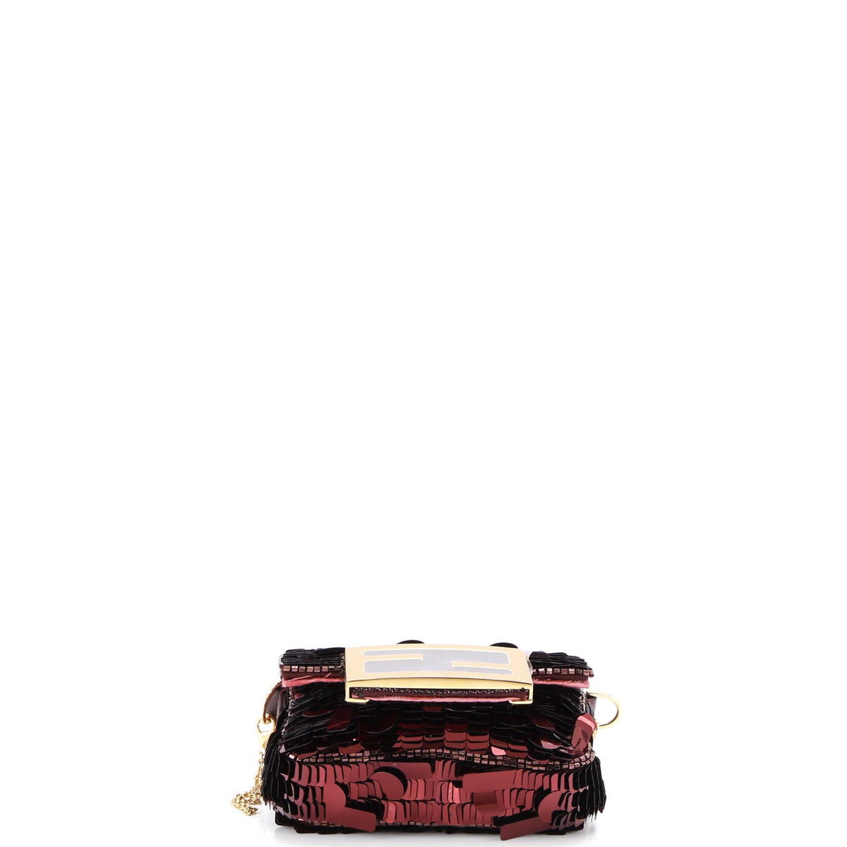 Chain Baguette Charm Bag Sequins Nano