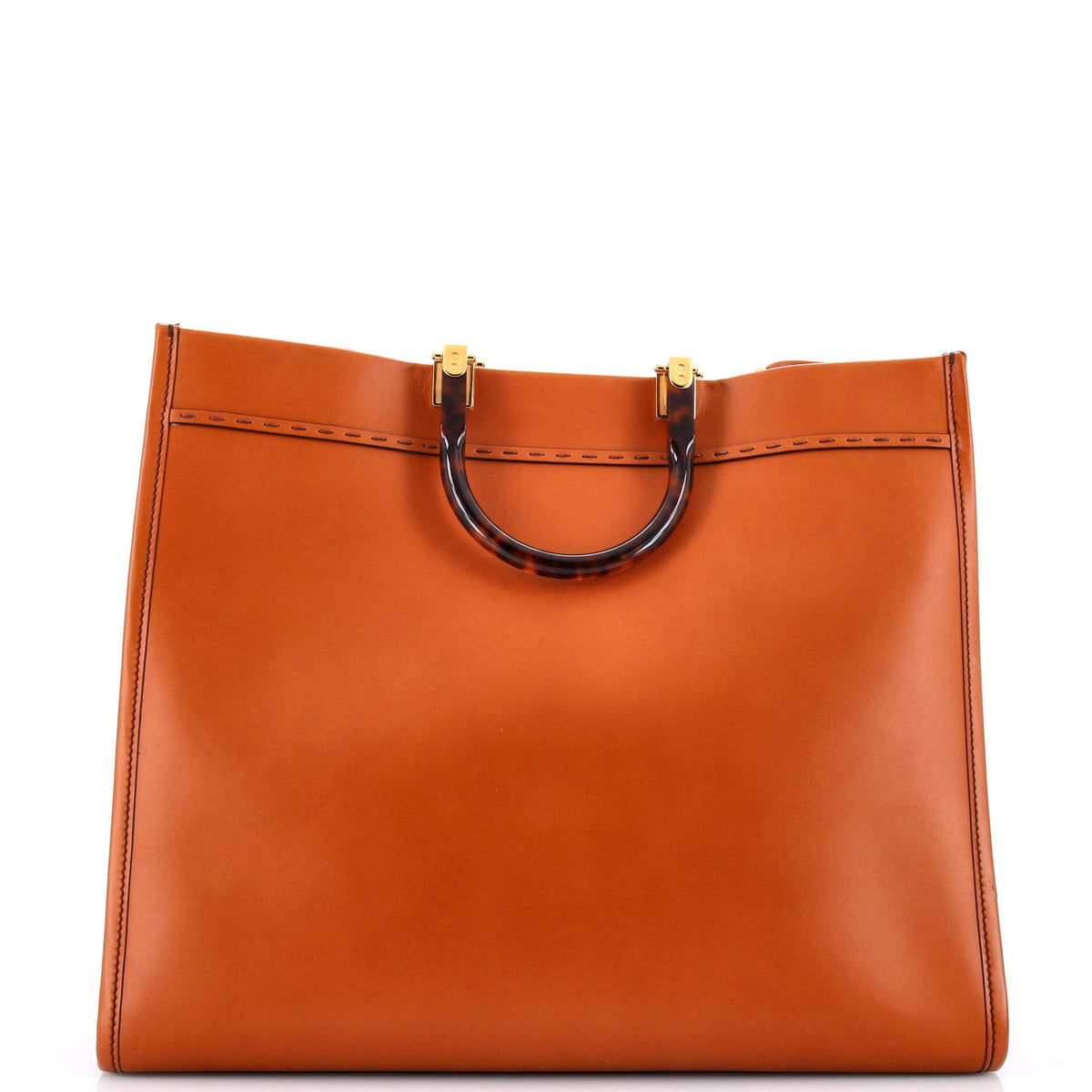 Sunshine Shopper Tote Leather Large
