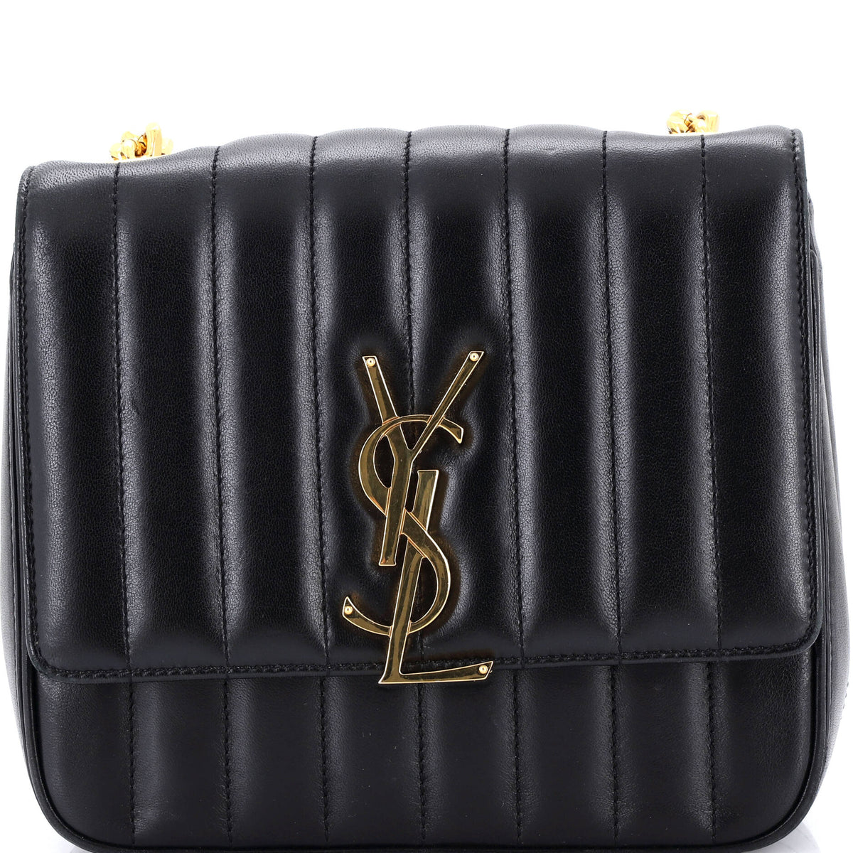 Vicky Crossbody Bag Vertical Quilted Leather Medium