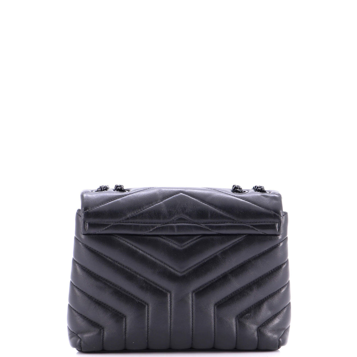 Loulou Shoulder Bag Matelasse Chevron Leather Small