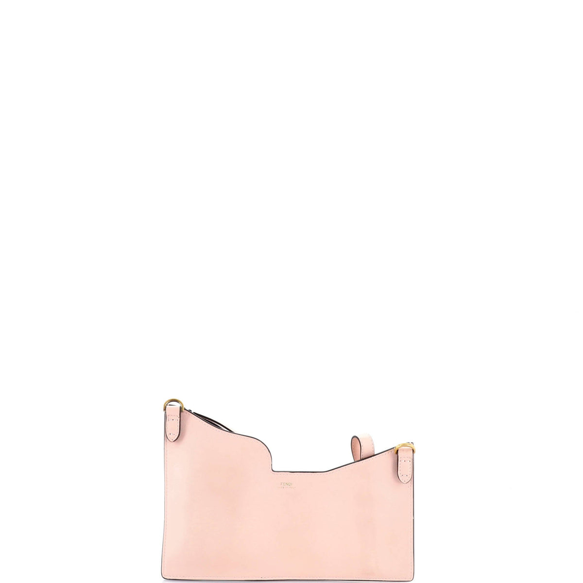 Bustine 3 Pockets Crossbody Bag Leather and Zucca Coated Canvas Mini