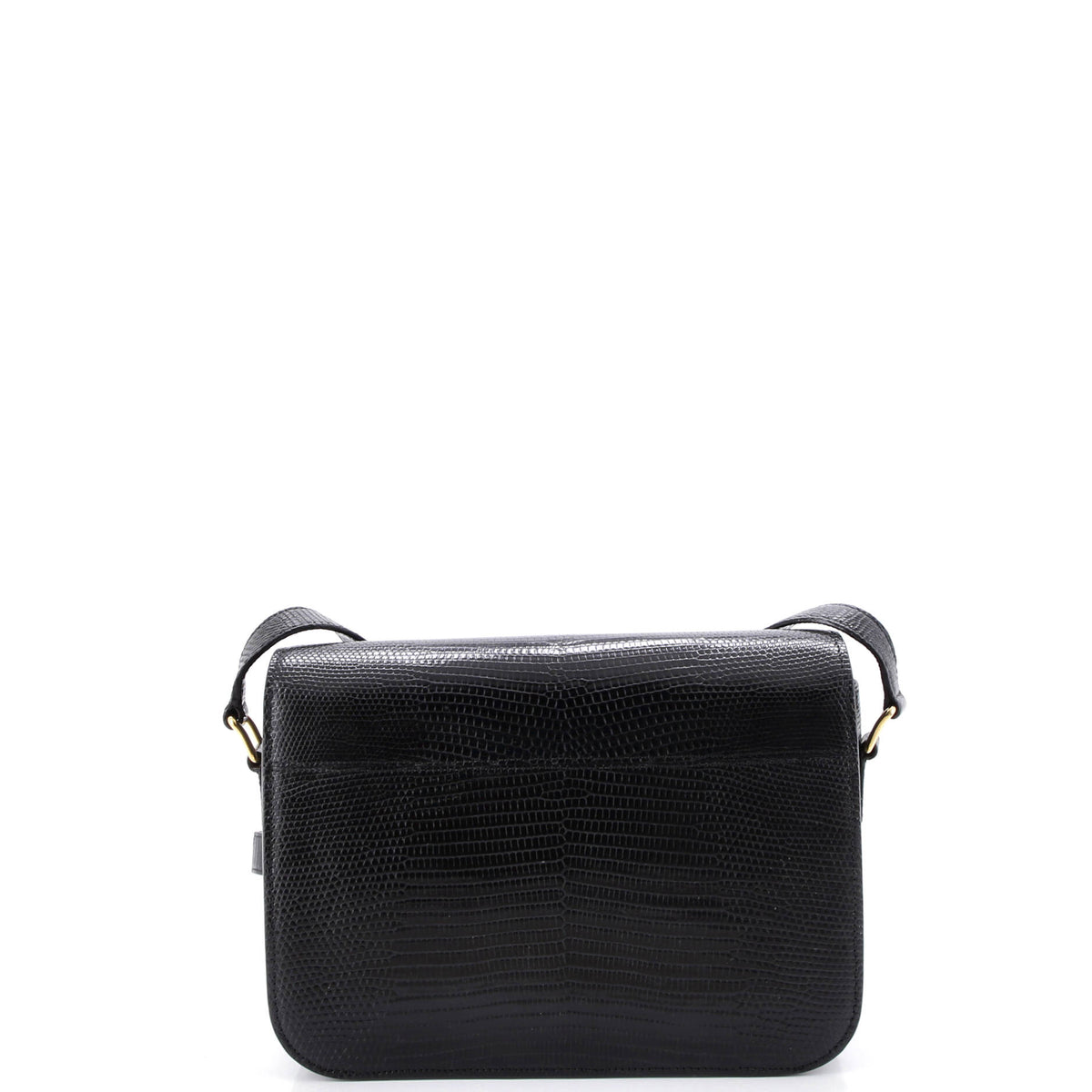 Triomphe Shoulder Bag Lizard Medium