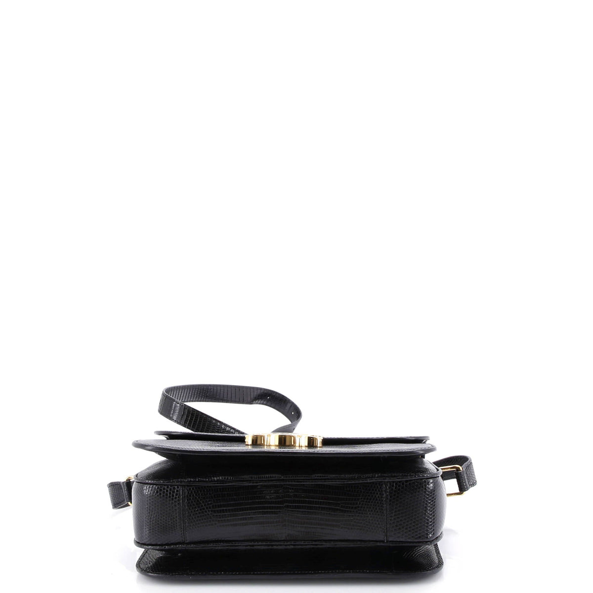 Triomphe Shoulder Bag Lizard Medium