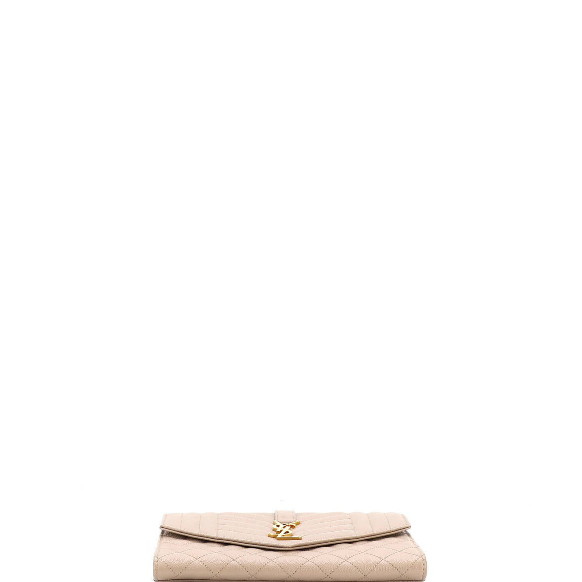 Classic Monogram Envelope Wristlet Clutch Mixed Matelasse Leather