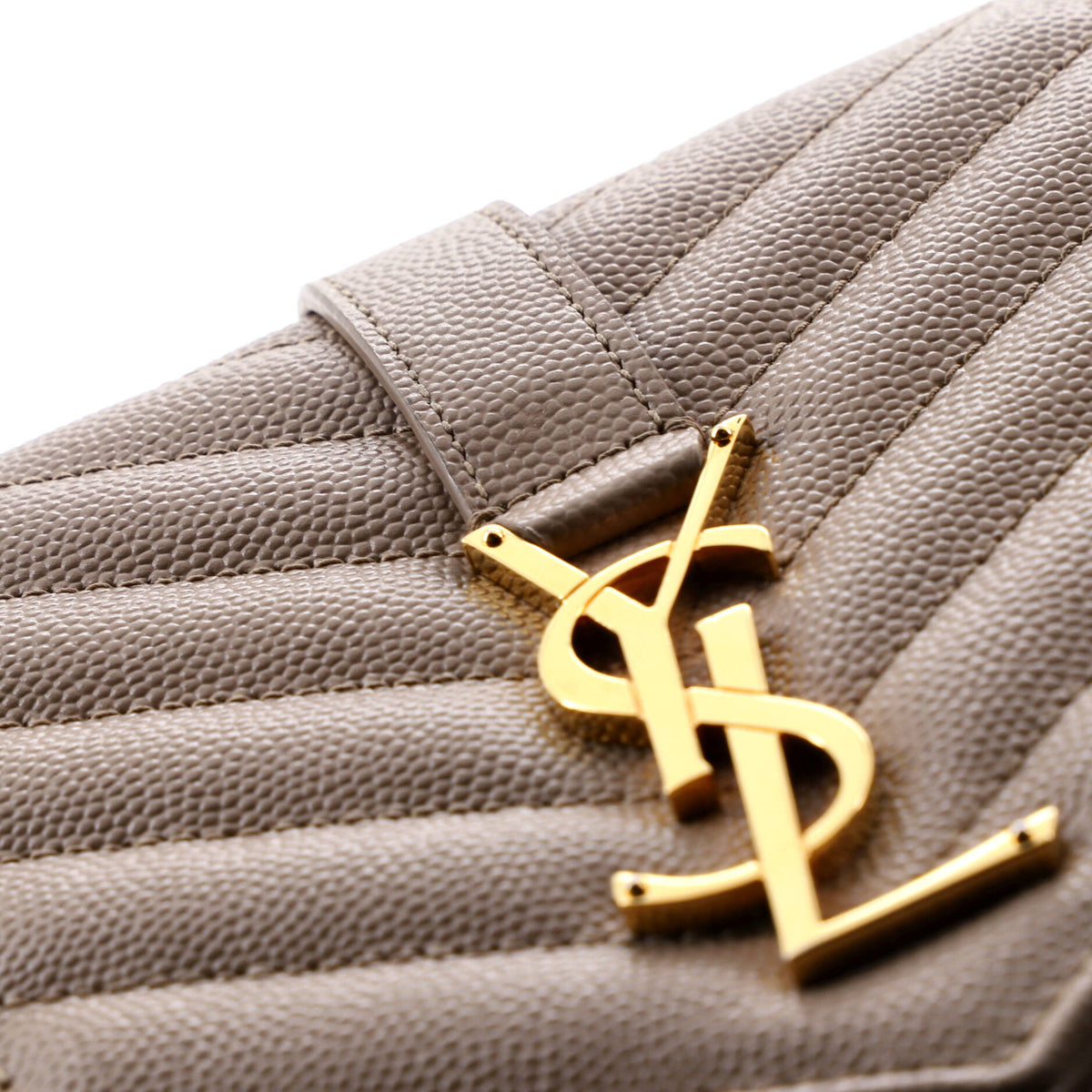 Classic Monogram Envelope Wristlet Clutch Mixed Matelasse Leather