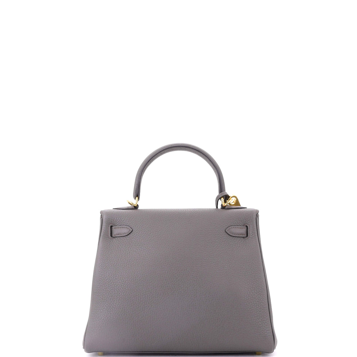 Kelly Handbag Grey Togo with Gold Hardware 25