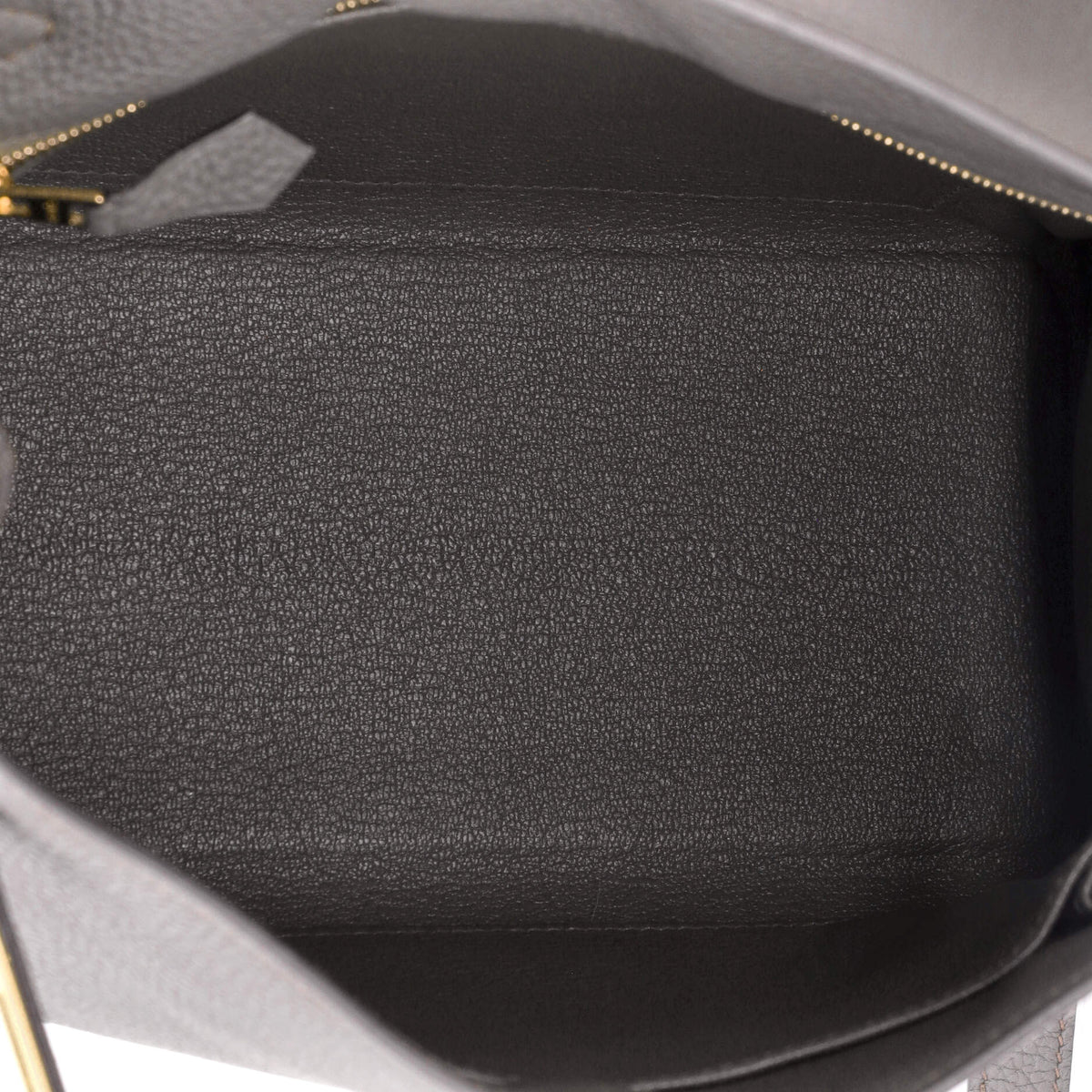Kelly Handbag Grey Togo with Gold Hardware 25
