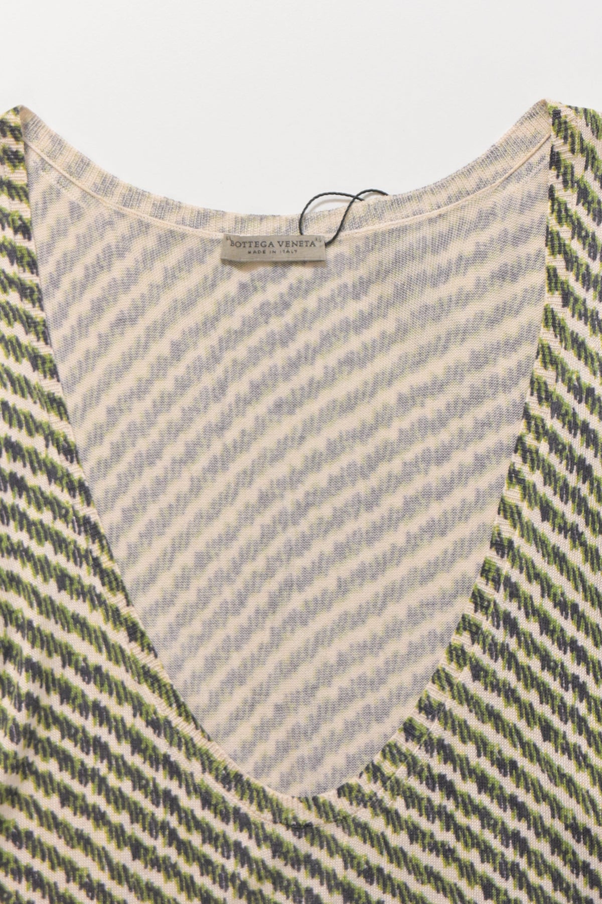 Bottega Veneta Stripe Printed Tank Top in Multicolor Silk