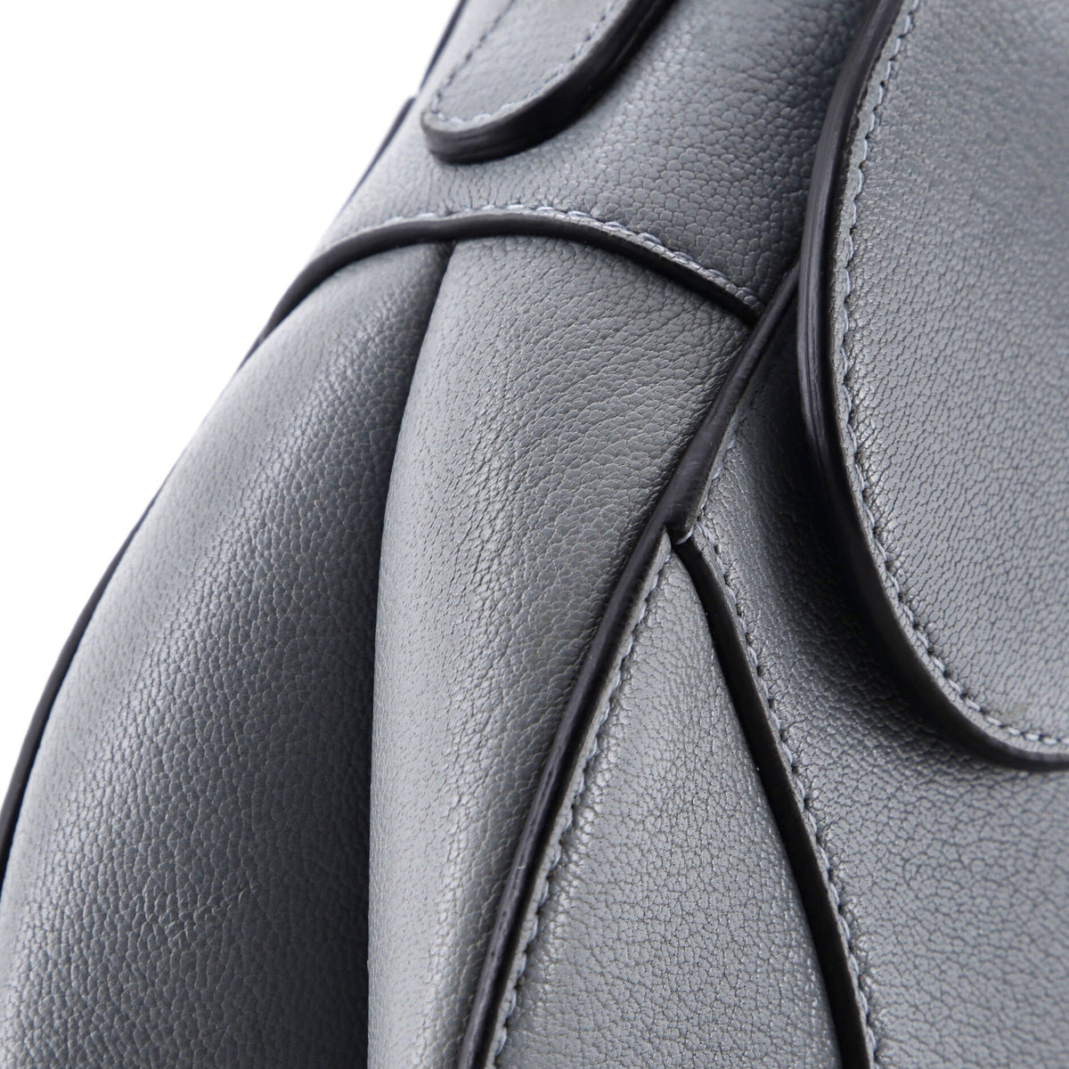 Saddle Handbag with Strap Leather Medium