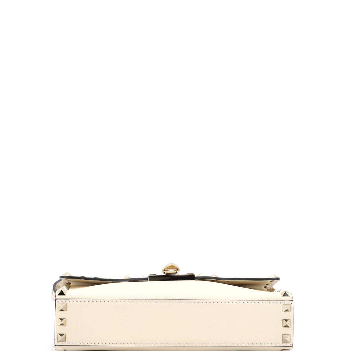 Rockstud Flip Lock Flap Bag Leather Medium