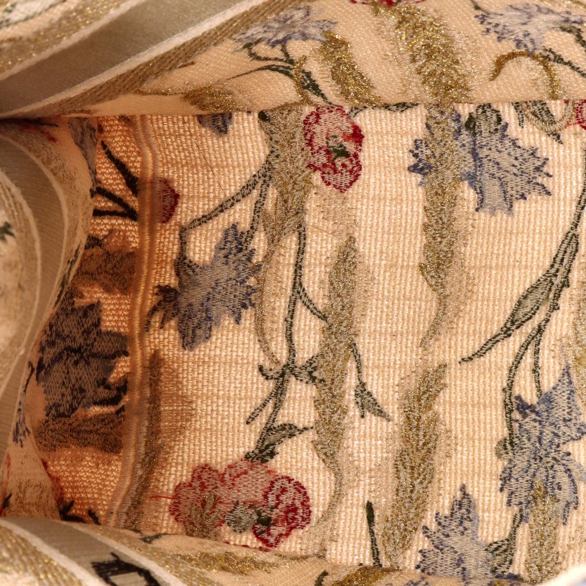 Book Tote Embroidered Canvas Medium