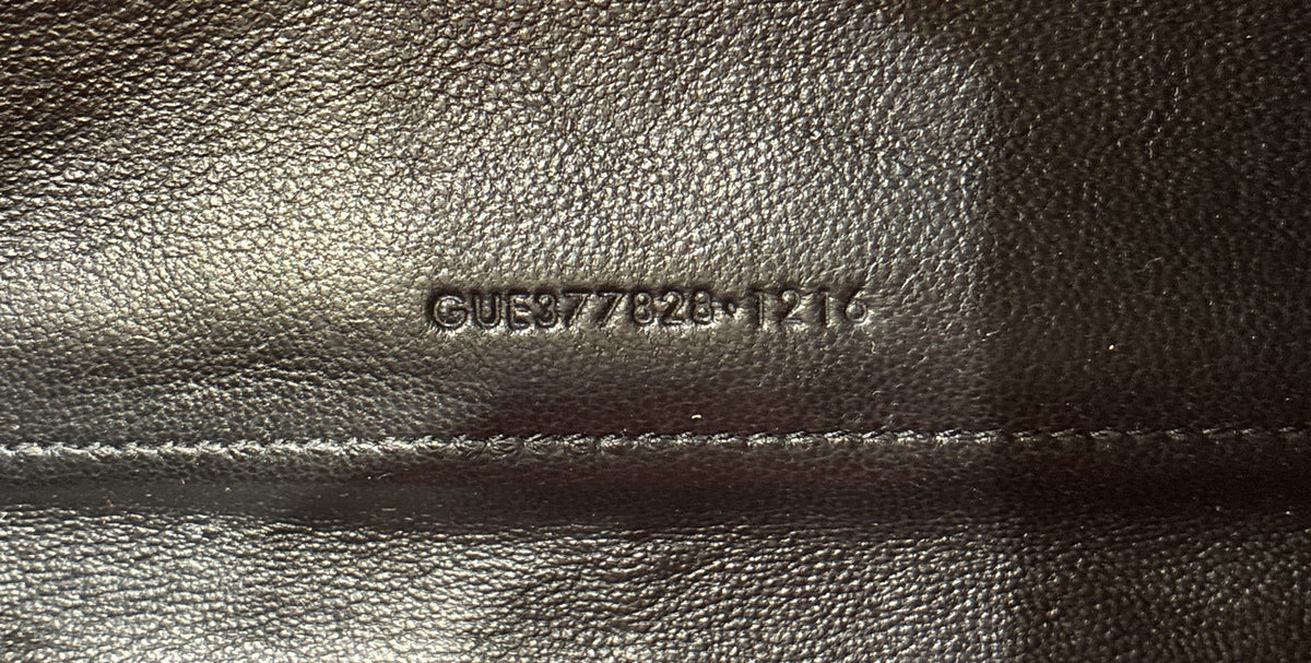 Classic Monogram Wallet on Chain Matelasse Chevron Leather Medium