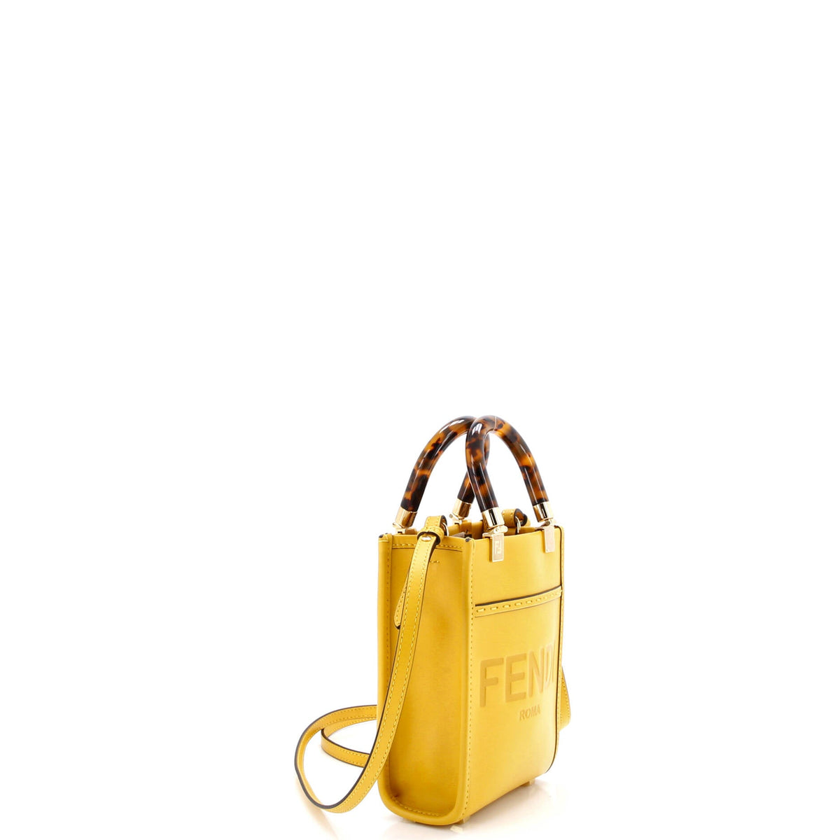 Sunshine Shopper Tote Leather Mini