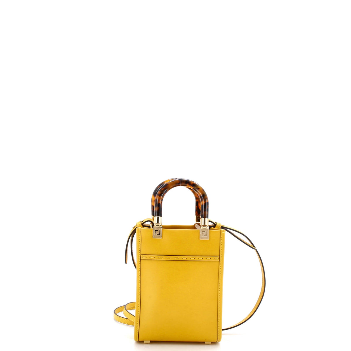 Sunshine Shopper Tote Leather Mini