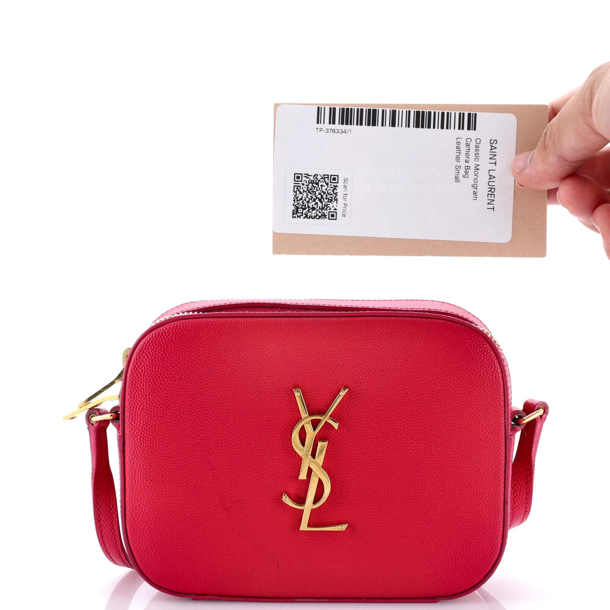 Classic Monogram Camera Bag Leather Small