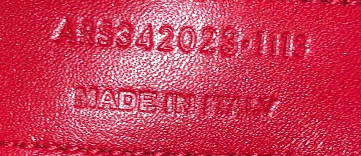 Classic Monogram Envelope Satchel Matelasse Chevron Leather Large