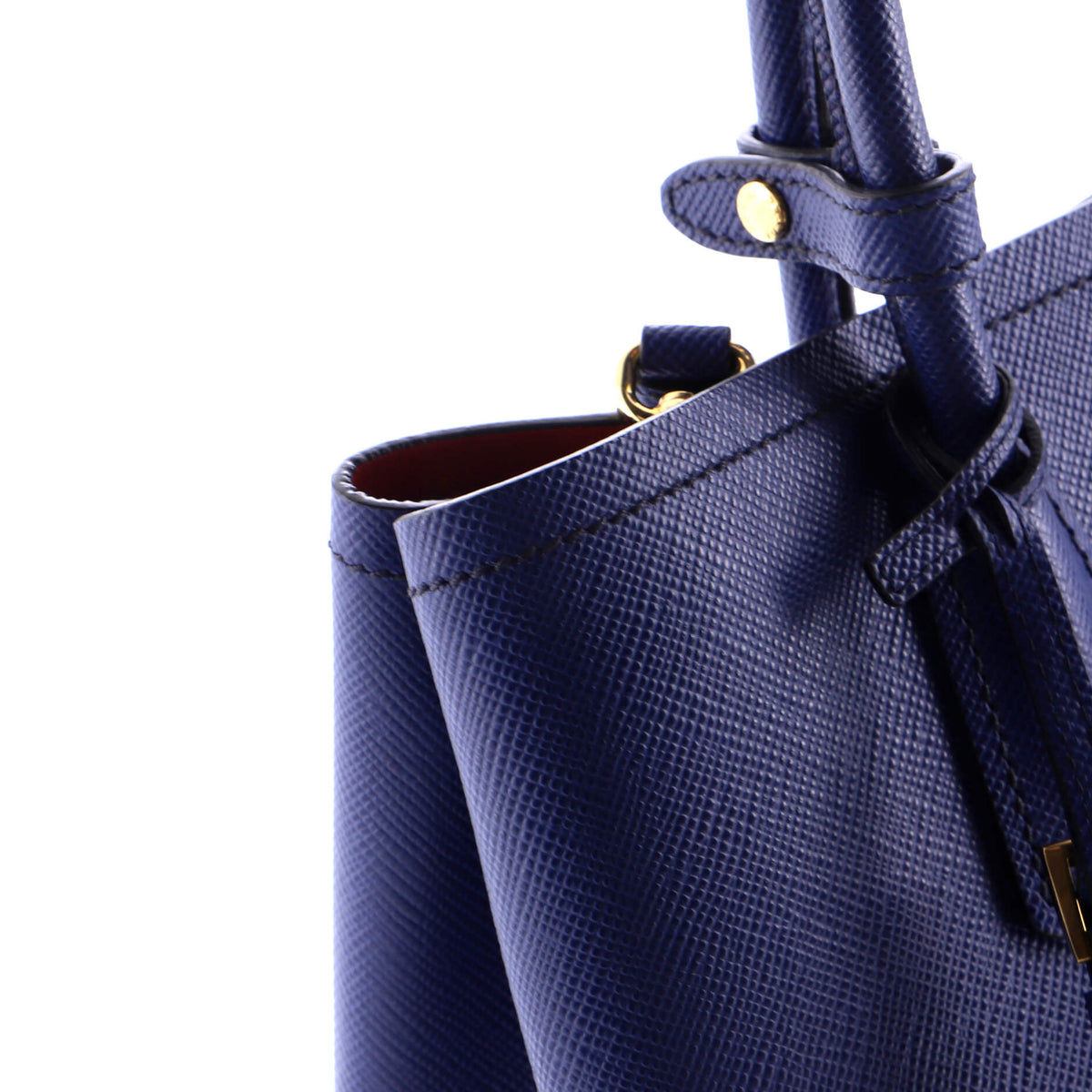Cuir Double Tote Saffiano Leather Medium