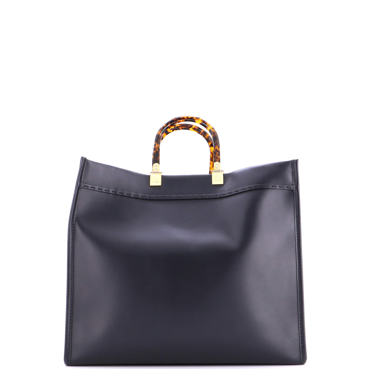 Sunshine Shopper Tote Leather Large